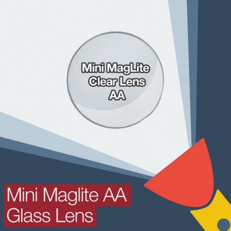 Mini MagLite AA Replacement Clear Glass Lens